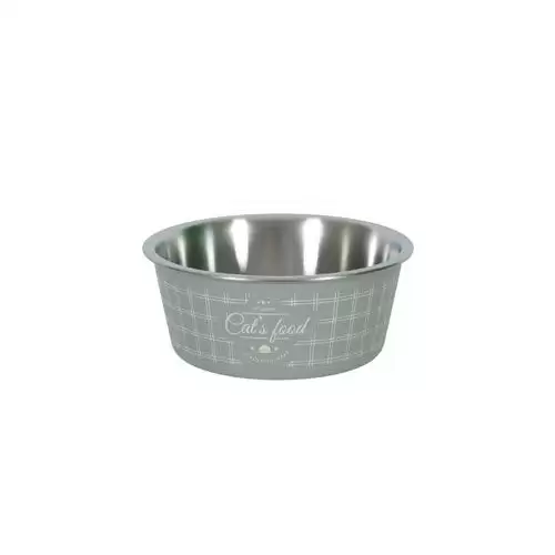 Miska nerez kočka FOOD CAT 400ml šedá Zolux