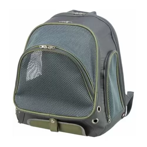 Transportní batoh LYLA, 34 x 22 x 42 cm, do 8 kg, nylon, šedá/modrá