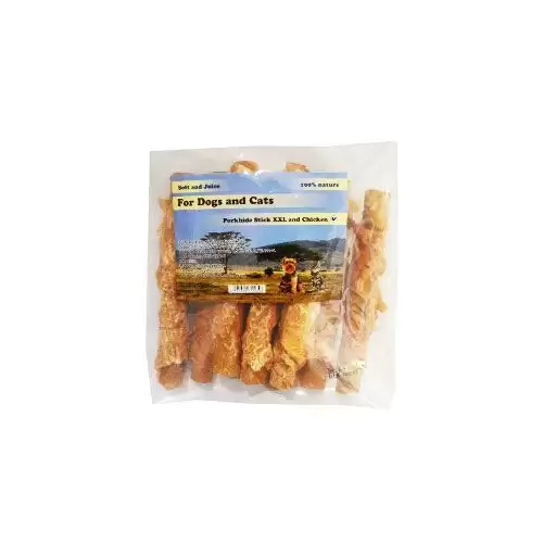 Pochoutka Rolka z vepř. kůže s kuřecím masem 16cm/450g