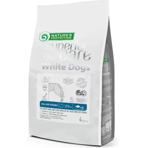  Nature's Protection Superior Care Dog Dry White Dogs Adult White Fish 4 kg