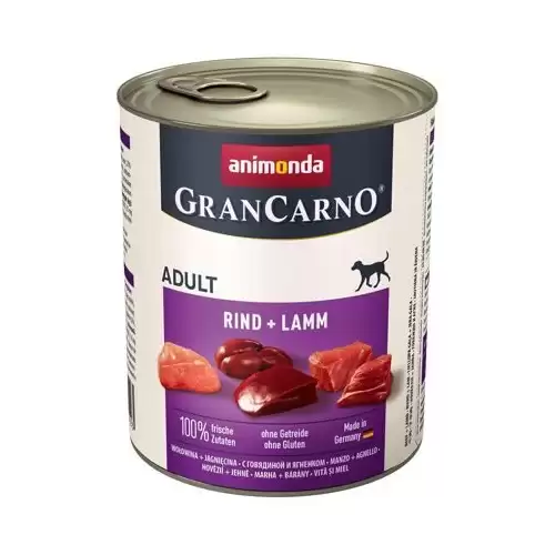 GRANCARNO Adult - hovězí, jehněčí 800g