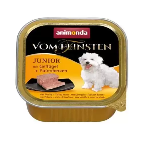 ANIMONDA paštika JUNIOR - drůbeží, krůtí srdce 150g