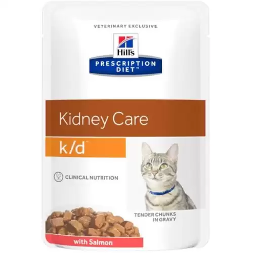  Hill's Prescription Diet Feline k/d kapsička Salmon 12 x 85 g