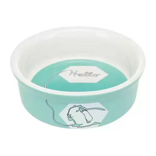 Keramická miska pro králíky HELLO COMIC, 240 ml/o 11 cm