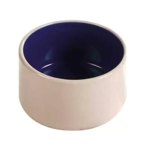 Keramická miska s glazurou 100 ml/7 cm - bílá/tyrkys-oranžová-zelená