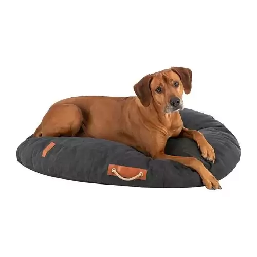 BE NORDIC polštář FÖHR oválný, černá 80 x 60 cm