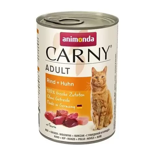 ANIMONDA konzerva CARNY Adult - hovězí, kuřecí 400g