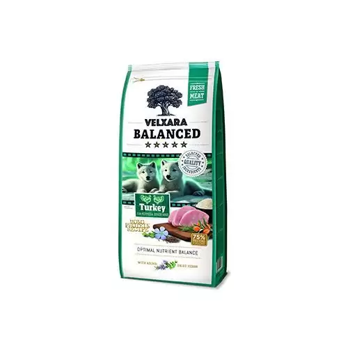 Velxara Balanced FM Dog Puppy&Junior Mon.Turk&Rice12kg