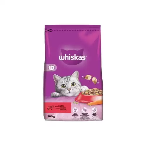 Whiskas Dry s hovězím masem 300g