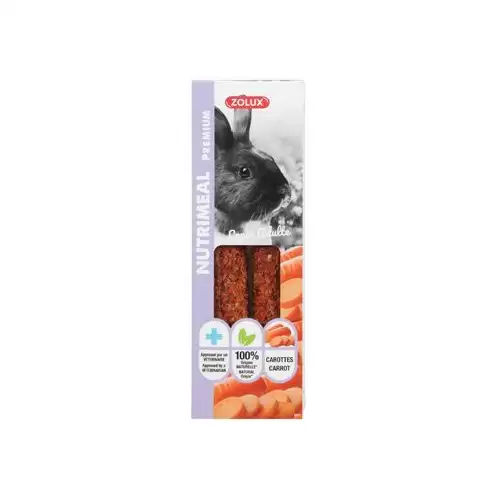 Pochoutka NUTRIMEAL STICK králík mrkev 115g Zolux