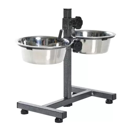 Psí bar, výška 27cm, 2x miska 0,75l/17cm