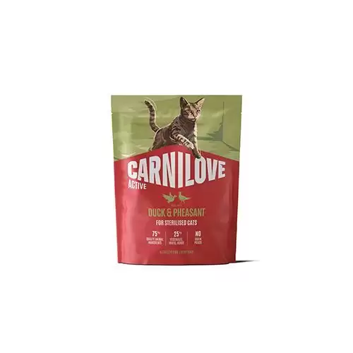 Carnilove Cat Active Dry Duck&Pheas.Steril.Ad.AB 400g