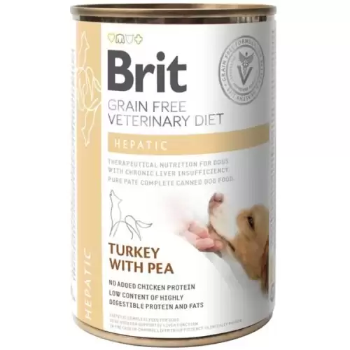  Brit Veterinary Diets Dog konz. Hepatic 400g