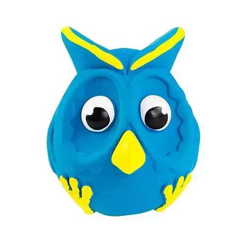 Sovička s reálným zvukem 11 cm, latex, HipHop Dog