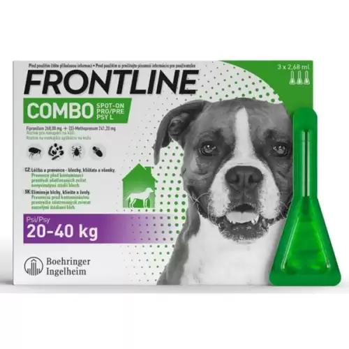  Frontline Combo spot-on dog L a.u.v. sol 3 x 2,68 ml, 20-40kg