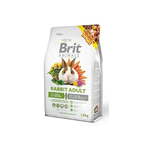 Brit Animals Rabbit Adult Complete 1,5kg