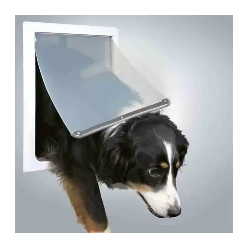 Průchozí dvířka pro psy M-XL dvoucestné 39 x 45 cm