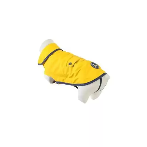 Obleček pláštěnka pro psy ST MALO žlutá 25cm Zolux