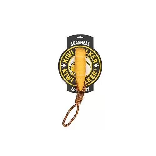 Hračka pes SEASHELL MAXI, plov z TPR oranžová Kiwi