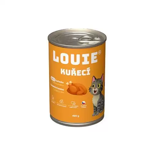 Louie Cat konz. Kuřecí s prebiotiky 400g