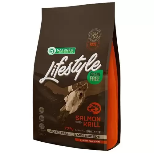  Nature's Protection Dog Dry LifeStyle GF Salmon SB 1,5 kg