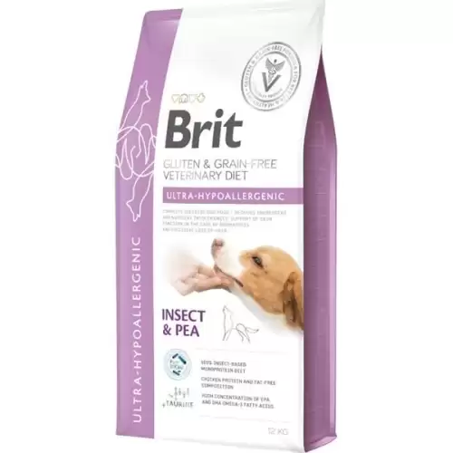  Brit Veterinary Diets Dog Ultra-hypoallergenic Insect 12 kg