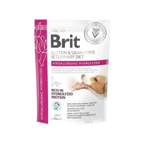  Brit Veterinary Diets Dog GF Hypoallergenic Hydrolyzed 400g