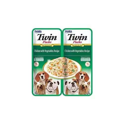 Churu Dog Twin Packs Chick&Veg. in Broth 2x40g