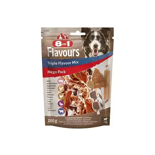 Pochoutka 8in1 Flavours Triple Flav.Mix 200g MEGA PACK