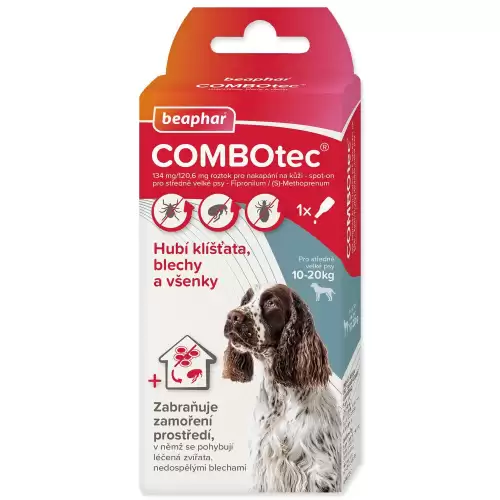 Pipeta Beaphar Spot-on Combotec pro psy M 10-20kg !