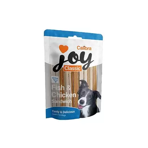 Calibra Joy Dog Classic Fish&Chicken Sandwich 500g NEW