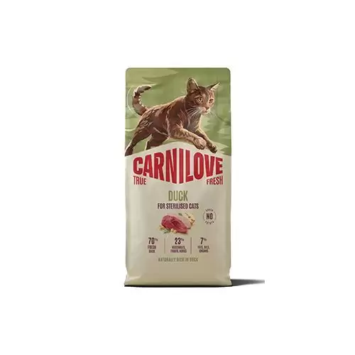 Carnilove Cat True Fresh Dry Duck Steril. Ad.AB 6kg
