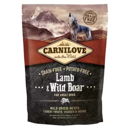  Carnilove Dog Adult Lamb & Wild Boar Grain Free 1,5 kg