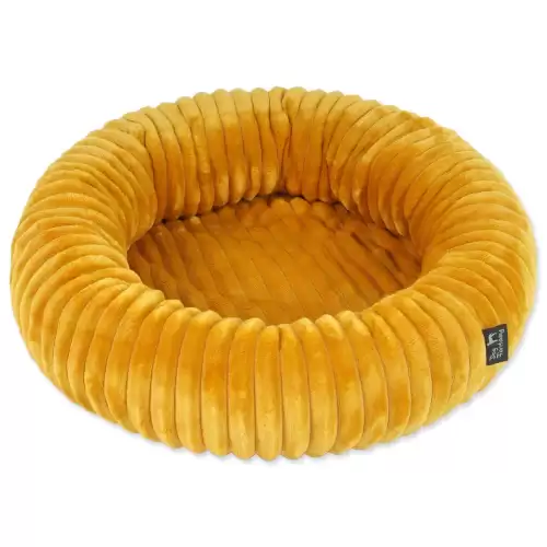 Pelech Dog Fantasy Stripe kulatý hořčicový 40cm