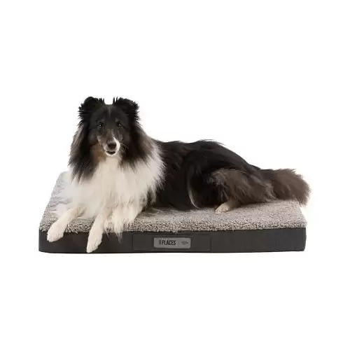 Ortopedická matrace BENDSON Vital, obdélníková, 120 × 72 cm, tmavě šedá/světle šedá