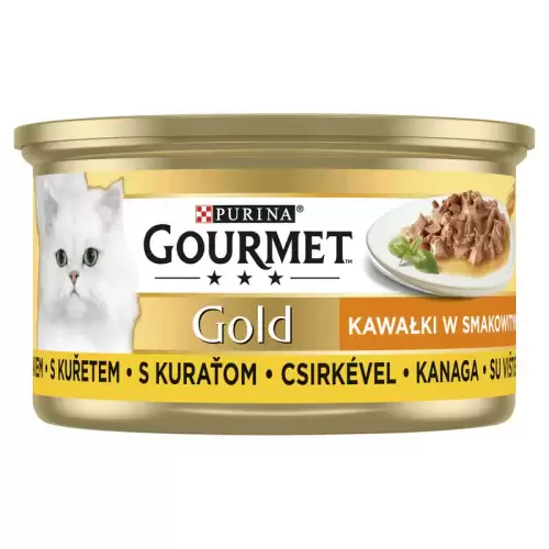 Gourmet Gold Sauce Delight s kuřecím masem v omáčce 85g
