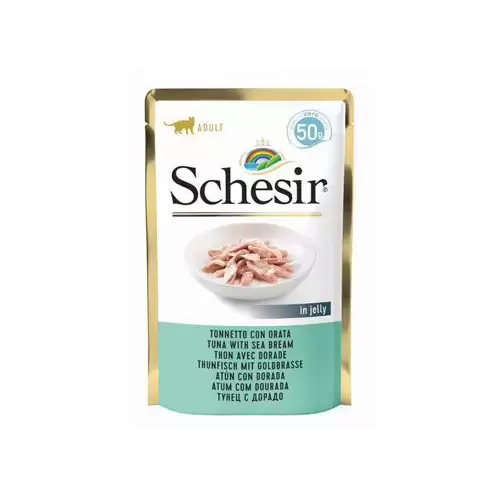 Schesir Cat kapsa Adult tuňák/pražma 50g