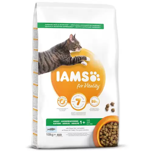 Krmivo IAMS Cat Adult Ocean Fish 10kg 