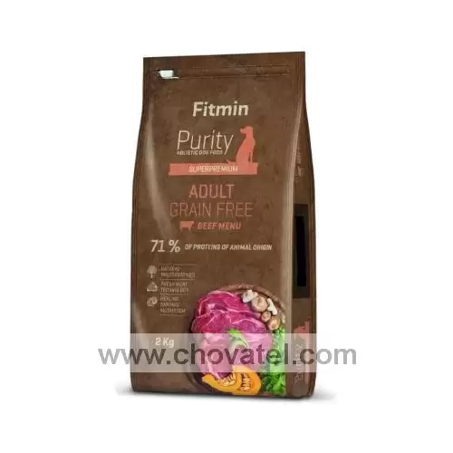 Fitmin dog Purity Grain Free Adult Beef 2kg