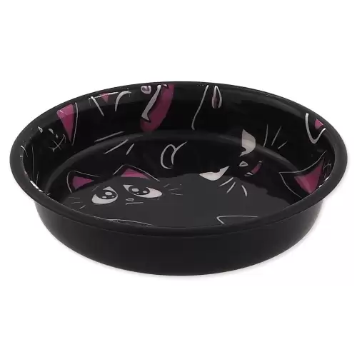 Miska Magic Cat s kočkami černá 13cm, 250ml