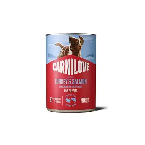 Carnilove Dog Can Paté Turkey&Salmon Puppies 400g