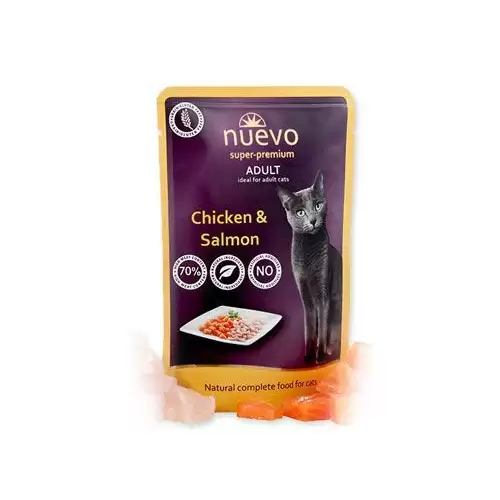 Nuevo kočka kapsa Adult Kuře a Losos 85g