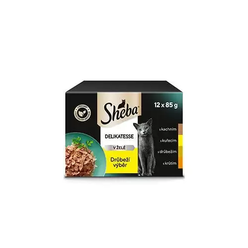 Sheba kapsa Delikatesse drůbeží výběr 12x85g