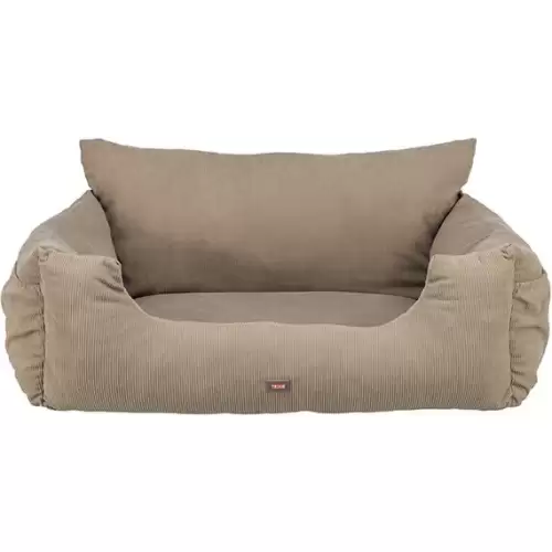 Sedačka / pelech do auta Double, 80 x 60 x 35 cm, šedobéžová