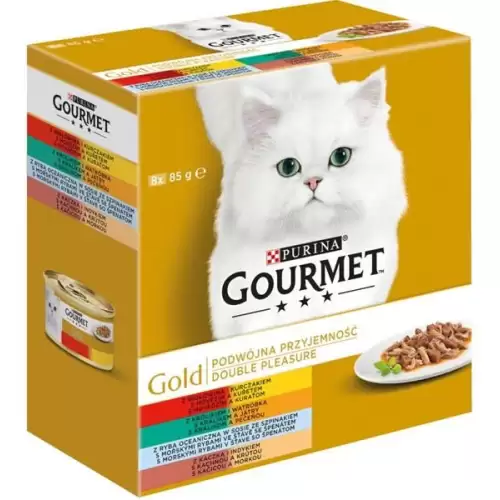  Gourmet Gold cat konz.-Multipack mix 8 x 85 g