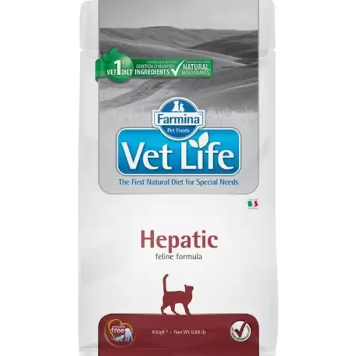  Vet Life Natural Feline Hepatic 400 g