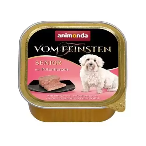 ANIMONDA paštika SENIOR - krůtí srdíčka pro starší psy 150 g