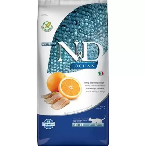 N&D OCEAN Cat GF Herring & Orange Adult 10 kg