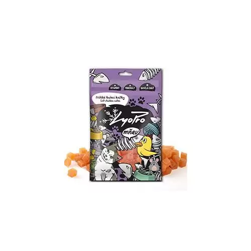 Lyopro Cat poch. sušené Měkké kuřecí kostky 70g
