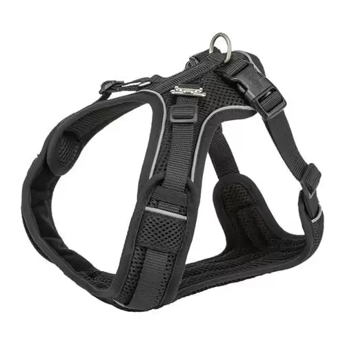 FlexMesh Premium postroj, široký střih, černá M: 58-80 cm/20 mm
